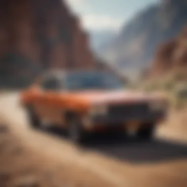 Exploring Travel Destinations with Rental Cars Map with travel destinations