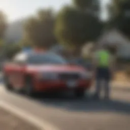 AAA Southern California roadside assistance service in action