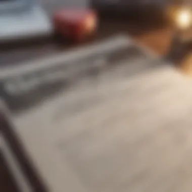 Detailed view of insurance policy