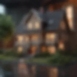 Visual representation of home protection plan features