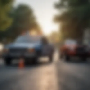Allstate Emergency Roadside Service vehicle responding to a call