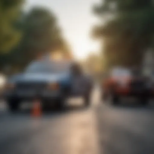 Allstate Emergency Roadside Service vehicle responding to a call