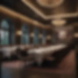 A luxurious dining experience showcasing Amex Centurion Card benefits in Atlanta.