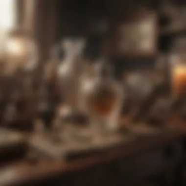 Valuation Factors for Antique Collections Collection of various antiques with valuation notes