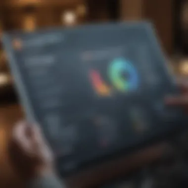 Analyzing Credit Report Person analyzing credit report for the first time