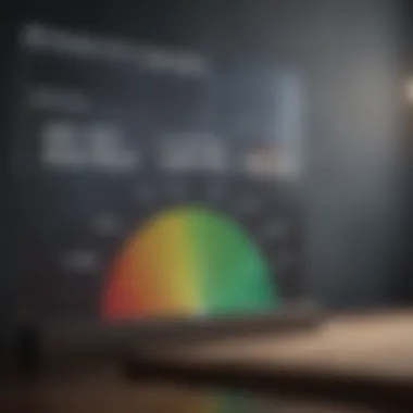 Credit Score Improvement Graph Graph showing improvement of credit score over time