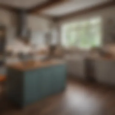 A cozy kitchen before and after renovation comparison