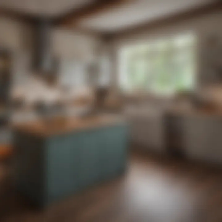 A cozy kitchen before and after renovation comparison