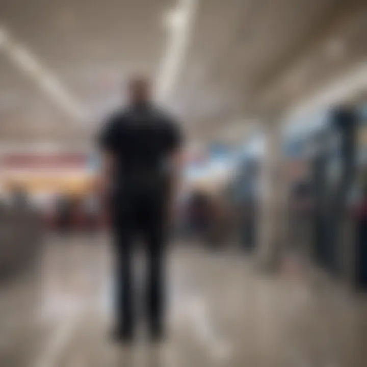 Frequent traveler enjoying expedited security