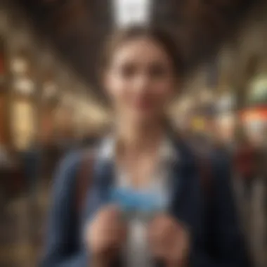 Traveler enjoying rewards from Citi AAdvantage Card