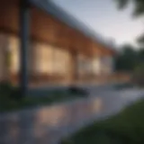 Modern home showcasing value assessment