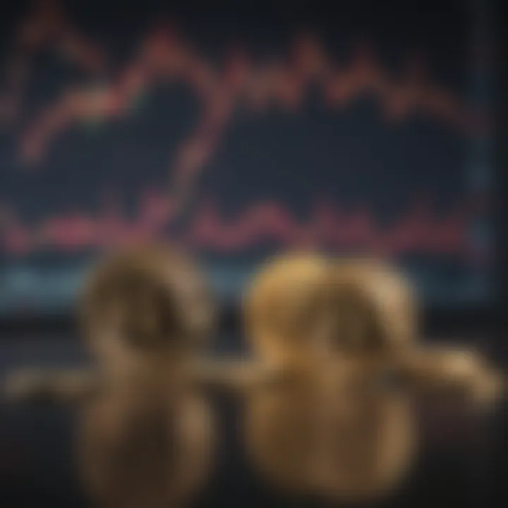 Graph showcasing economic indicators affecting exchange rates