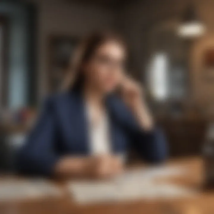 Consumer making an informed financial decision