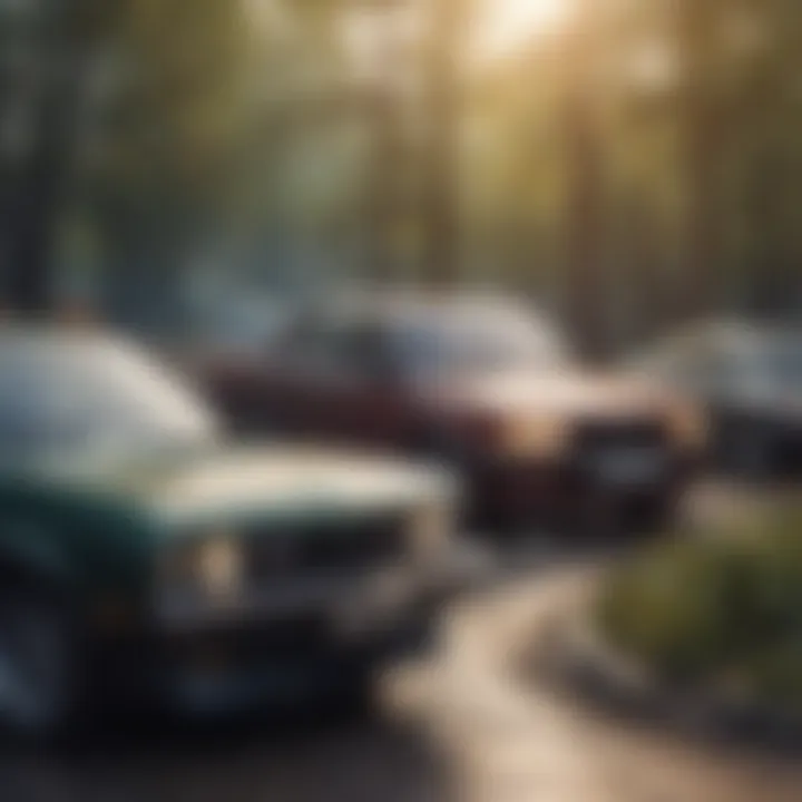 Variety of car insurance coverage types