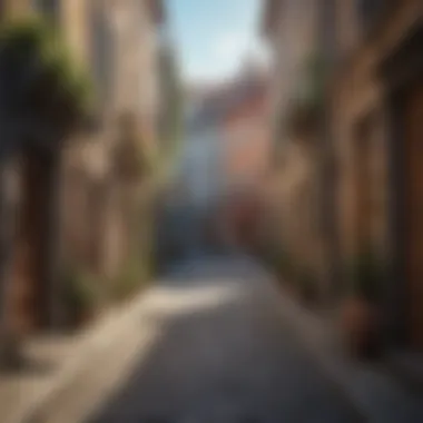 Charming European Street Charming street in an affordable European city