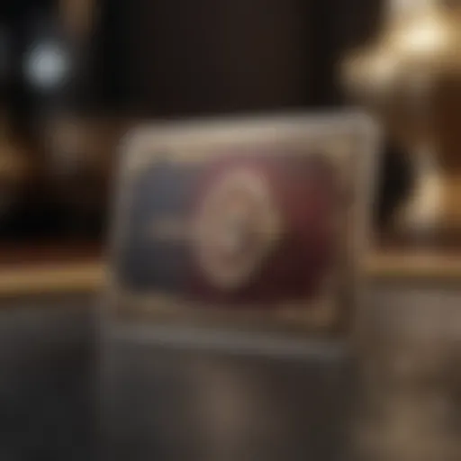 Elegant luxury credit card design showcasing premium materials
