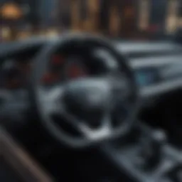 Cutting-edge car technology dashboard