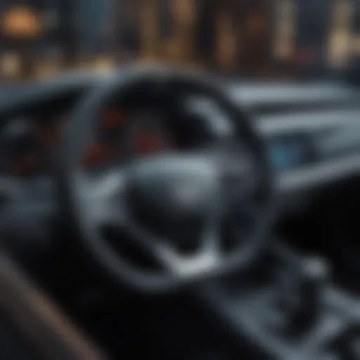 Cutting-edge car technology dashboard