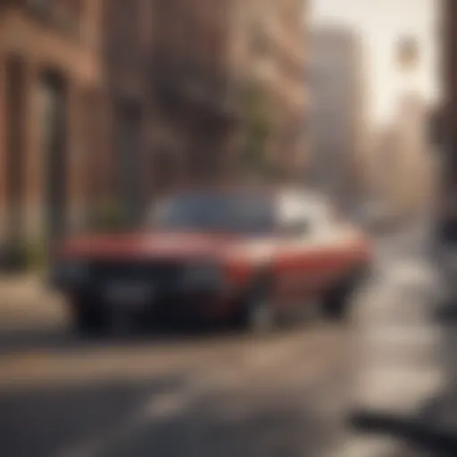 Visual representation of liability auto insurance covering third-party damages.