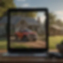 Overview of Farmers Insurance website homepage