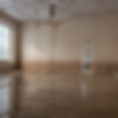 Foundation Water Damage Overview Visual representation of foundation water damage