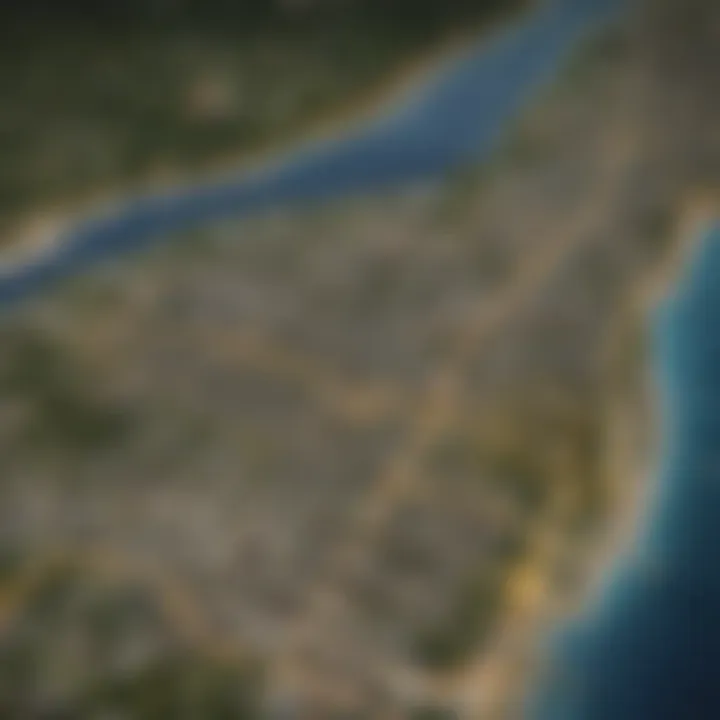 Map highlighting Gulfport region with insurance accessibility