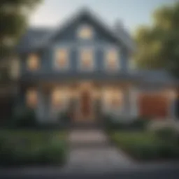 Home exterior showcasing market appeal