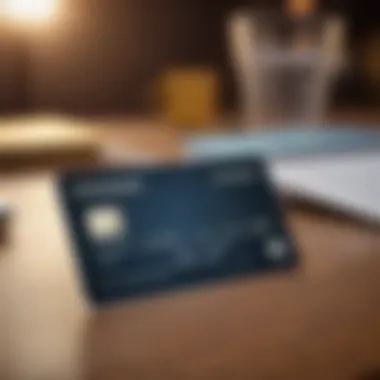 Physical Insurance Card for Reference Close-up of insurance card on a desk