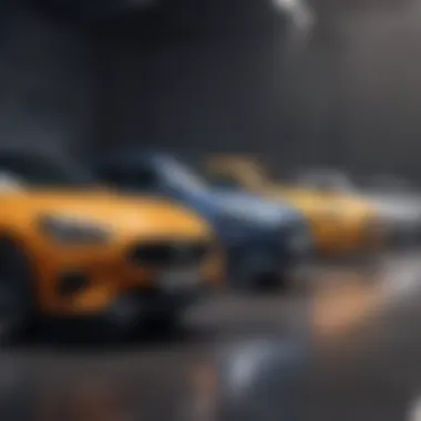 Affordable car models lineup showcasing reliability and style