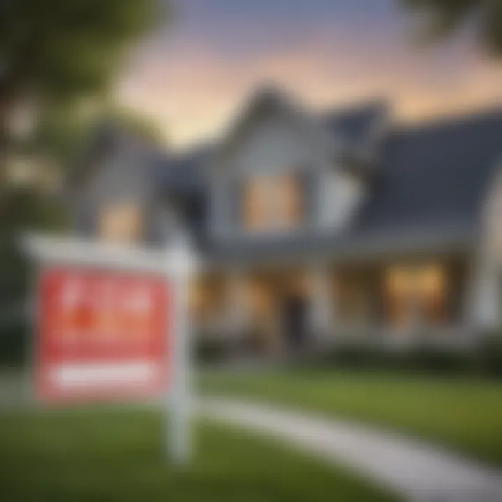 A newly purchased home with a 'Sold' sign in front