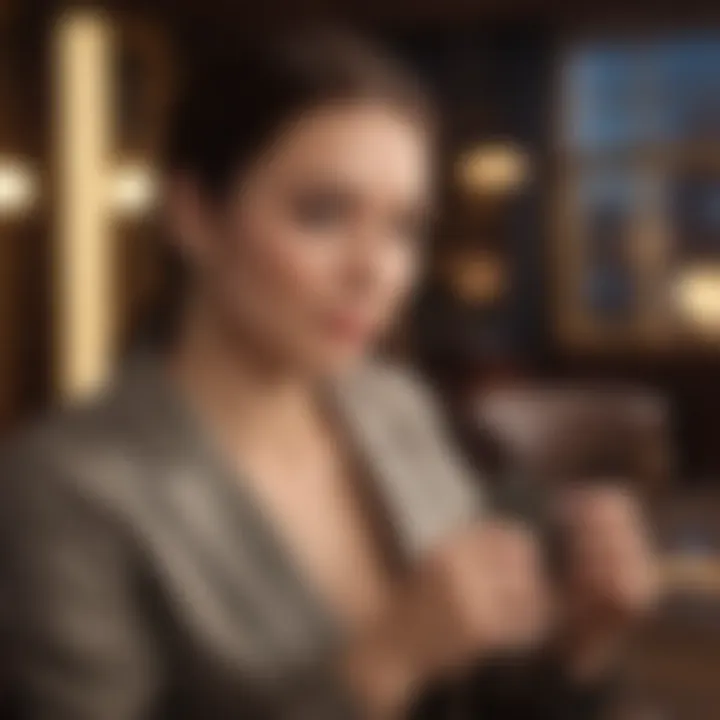 Embracing a Luxurious Lifestyle An opulent lifestyle image reflecting the benefits of luxury credit cards