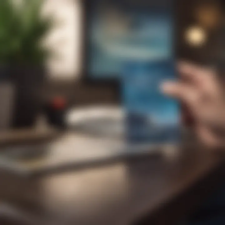 A traveler planning their trip with a guidebook and American Express card.