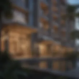 Hilton hotel exterior showcasing luxury accommodations