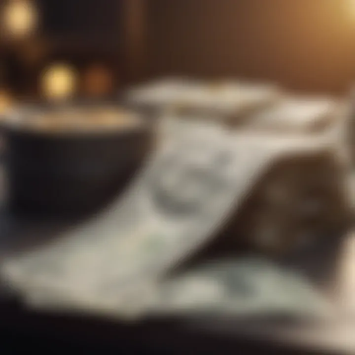 Diagram of earning and redeeming cash back rewards