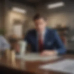 Illustration showing various types of business loans available for entrepreneurs