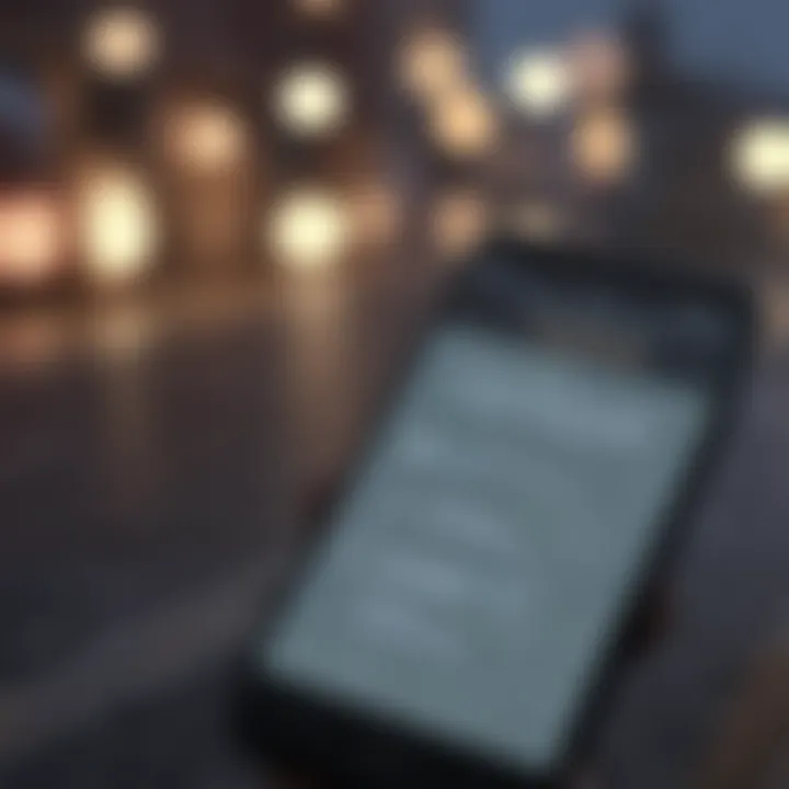Digital Access to Insurance Contacts A smartphone with insurance contact details displayed
