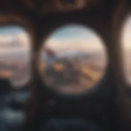 A traveler exploring flight comparison websites.