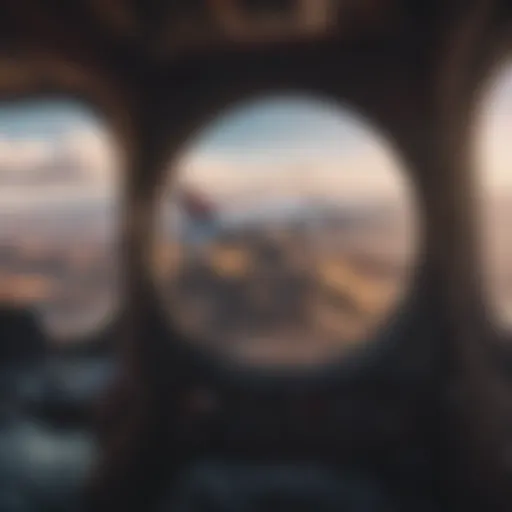 A traveler exploring flight comparison websites.