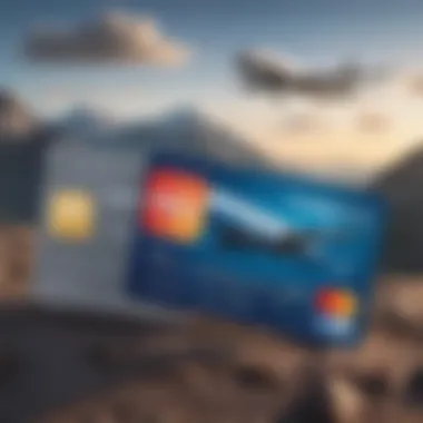 Infographic comparing features of no fee air miles credit cards