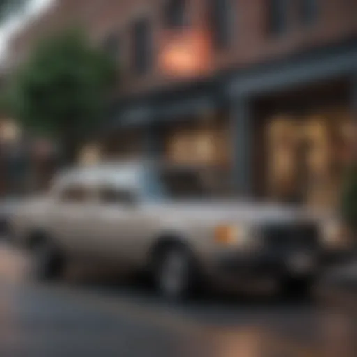 Affordable sedan parked on a street in Dallas