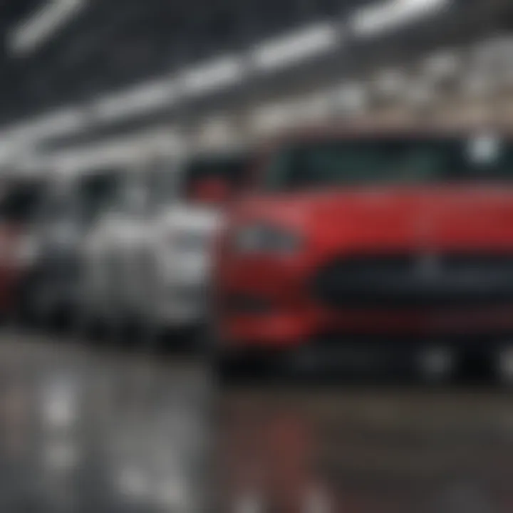 A local dealership showcasing budget-friendly vehicles