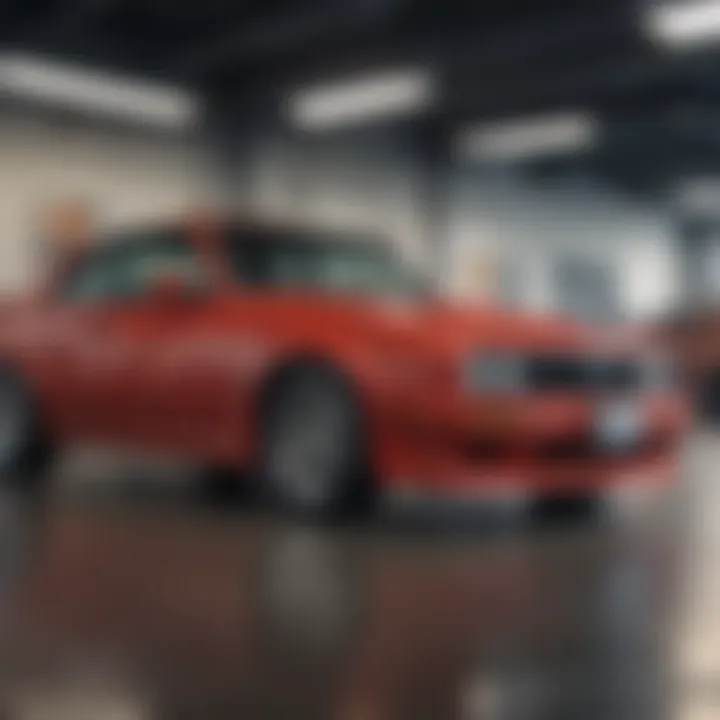 A car buyer reviewing financing options in Dallas