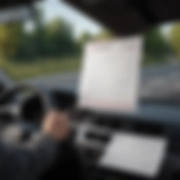 Preventive measures illustrated with a checklist for responsible driving