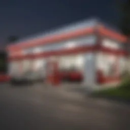 Exterior view of a State Farm authorized auto repair shop showcasing modern facilities