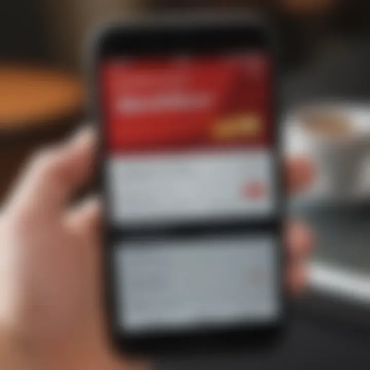 Visual representation of the State Farm electronic insurance card on a smartphone screen.