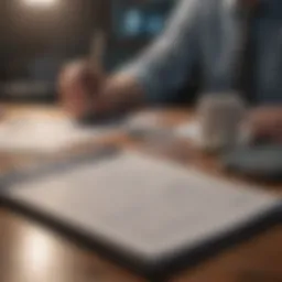 A detailed planner with budgeting sheets