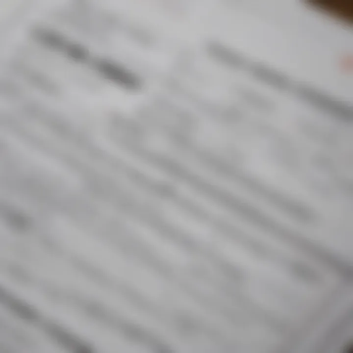 Visual representation of tax forms related to health insurance