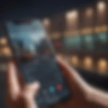 Top Travel Apps for Flight Searching An array of travel apps on a smartphone screen