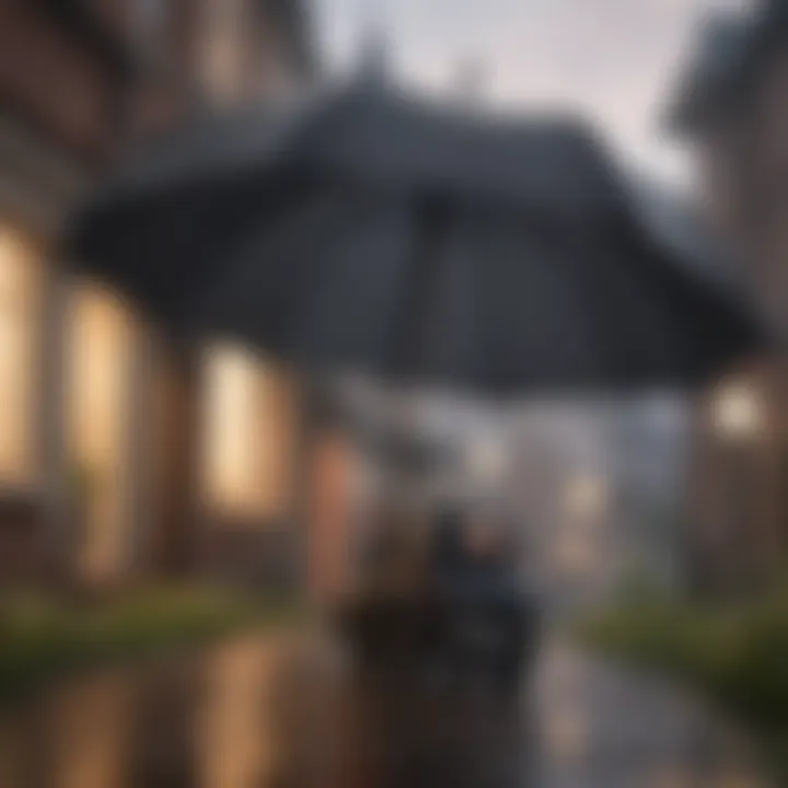 Illustration showcasing the benefits of an umbrella policy