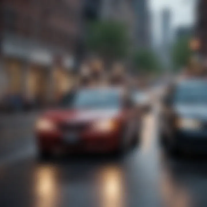 Representation of New York State auto insurance coverage options.